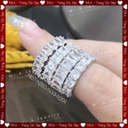 Nhẫn nữ bạc Ý Italy S925 Full xoàng đá các kiểu cao cấp | Mi.A trang sức bạc