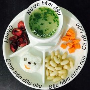 Khay Ăn Dặm Tròn INomata Hàng Nhật Nội Địa Cao Cấp