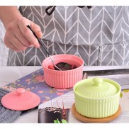 Bát Ăn Dặm Gốm Sứ Ramenkin Có Nắp 150ml -180ml Goodabyvn