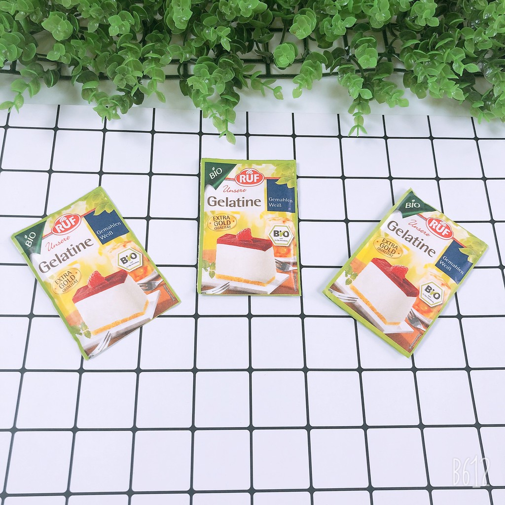 Bột Gelatine Hữu Cơ Làm Kẹo dẻo, Thạch Rau Câu RUF Cho Bé Goodbabyvn