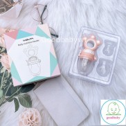 (Tặng dây đeo) Túi nhai ăn dặm cho bé Misuta cao cấp (3 núm 3 size) Goodbabyvn