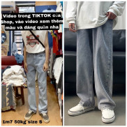 PHẢI ĐỢI 15 DAYS NEW - QUẦN JEANS ỐNG SUÔNG MÀU XANH NHẠT SIÊU HOT MIX ĐỒ CỰC ĐẸP