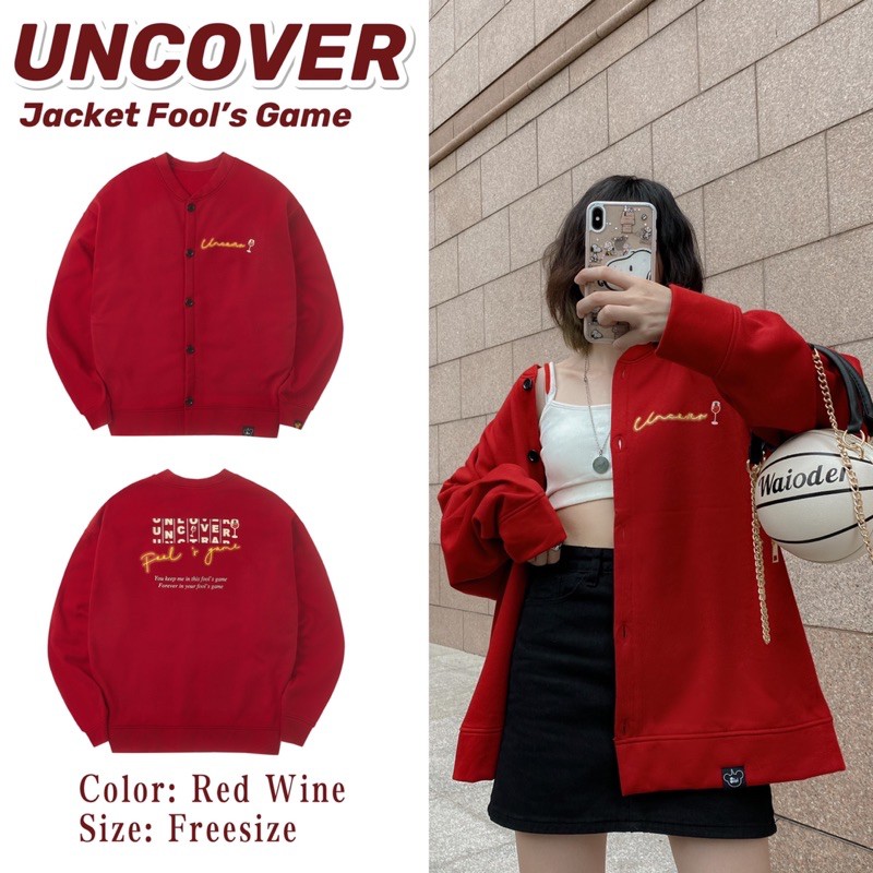 Áo Jacket Fool's Game Red Wine