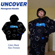  Bộ hoodie & sweatpants Monogram Đen