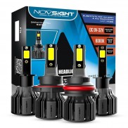 Đèn LED Ô Tô Xe Hơi Siêu Sáng Cao Cấp NovSight N39 10000LM 6000K Chân Cắm H1 H3 H4 H7 H11 9005 9006 880 881 H27