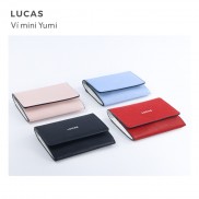 Ví nữ mini cầm tay nhỏ gọn YUMI, card holder đẹp thời trang thương hiệu LUCAS