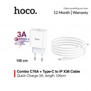 Bộ Sạc Nhanh Siêu Tốc - PD 20W đầu vào TypeC Cho Iphone, Ipad - Hoco C76Aplus