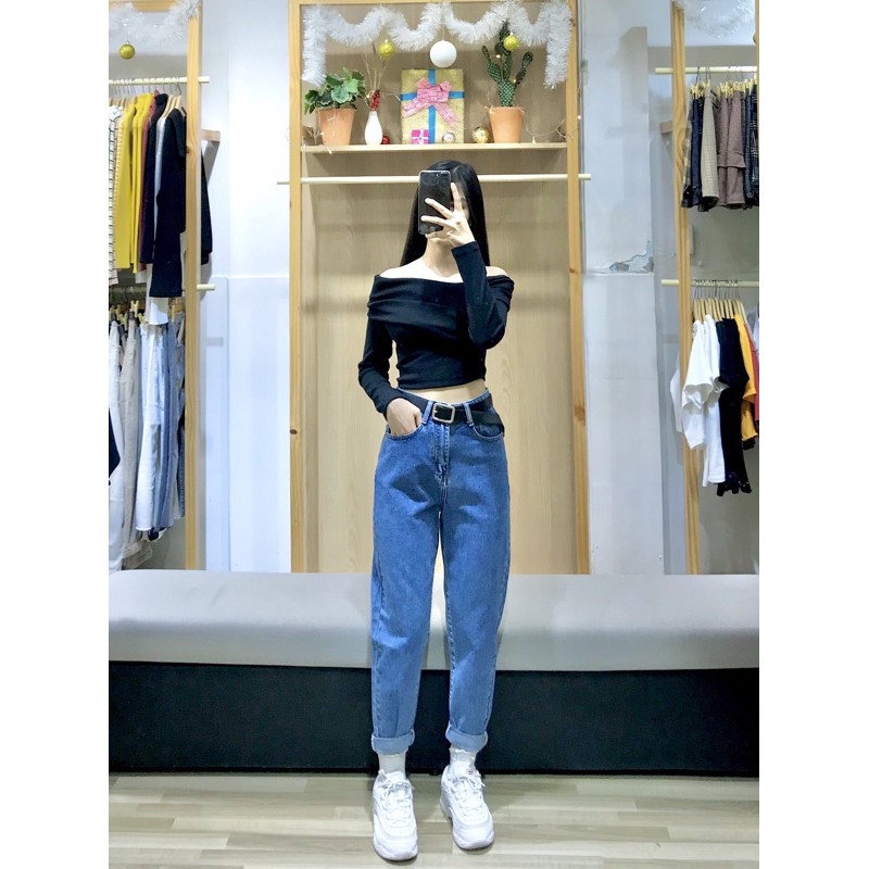 Áo dài tay lệch vai Patrick top