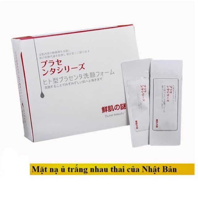 Mặt Nạ Ủ Trắng Nhau Thai Nhật Bản Nhập Khẩu 100% (lẻ 1 miếng)