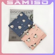 Ví nữ ngắn đẹp cầm tay mini nhỏ gọn bỏ túi nhiều ngăn dễ thương NG44