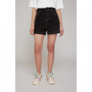 Quần Short Đùi Nữ BOO Chất Kaki Mềm Cao Cấp Cạp Cao Phối Túi Trendy