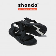 Giày Sandals SHONDO F6 Sport Màu Đen Shat - F6S301