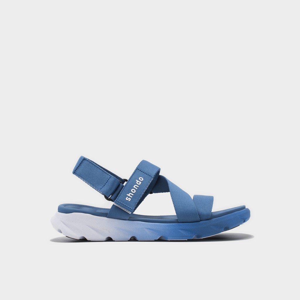 Giày sandals Shondo F6 Sport ombre xanh parisian trắng F6S0339