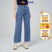 Quần jean nữ Yody ống suông cá tính QJN4022