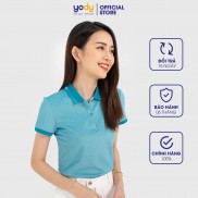 Áo Polo Nữ Phối Bo Mắt Chim YODY Chất Liệu Hàng Đầu Mát Lạnh (APN3340)