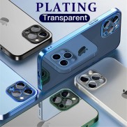 Ốp điện thoại silicon mica trong suốt cho iPhone 13 12 11 Pro Max Mini IP 12