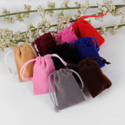 Túi vải nhung đựng tarot đá phụ kiện tặng khách đủ màu