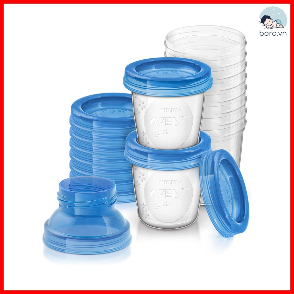 Cốc trữ sữa Philips Avent 180ml 240ml chính hãng