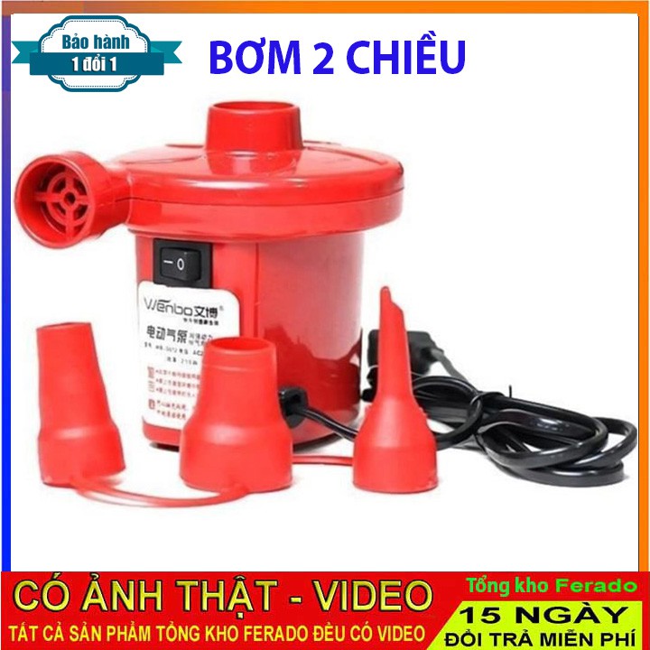 Bơm điện 2 chiều bơm và hút chân không - máy thổi hơi