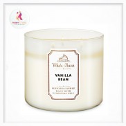 Nến thơm 3 tim Bath & Body Works Vanilla Bean 411g