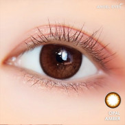 Lens nâu tự nhiên Opal Amber thương hiệu Angel Eyes chất liệu Silicone hydrogel đường kính 14.2 có độ