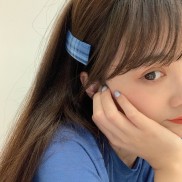 kẹp tóc xanh đỏ