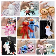 MÓC KHOÁ cừu, ếch, vịt, rồng đen, quả bơ, ... gắn túi balo xinh xắn