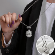  Dây chuyền hình mặt cảm xúc bằng hợp kim phong cách thời trang Hàn Quốc