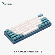 Bộ nút bàn phím SA Maxkey Green White 131 nút