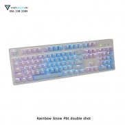 Bộ nút bàn phím Rainbow Snow PBT double shot 104 nút