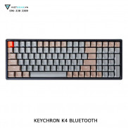 Bàn phím cơ Keychron K4 bluetooth, case nhôm, led RGB
