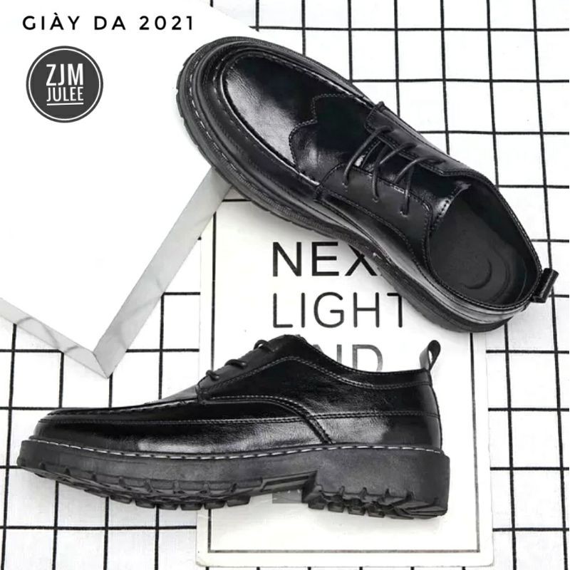 Giày đốc da Classic MÃ ZM06 - Giày da nam trẻ trung phom đẹp