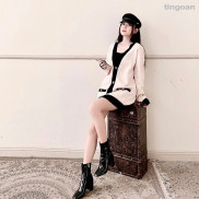 Áo khoác cardigoan nude sáng tingoan SWEETEST CARDIGAN V2/BG