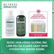 Nước hoa hồng Klairs Daily Skin Softening Water 500ml - Hàng nhập khẩu chính hãng