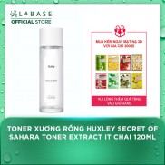 Nước Cân Bằng Chiết Xuất Xương Rồng Huxley Toner - Extract It 120ml - Huxley Secret Of Sahara Toner