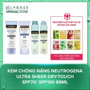 Kem chống nắng Neutrogena Ultra Sheer Dry-Touch SPF70/ SPF100 88ml