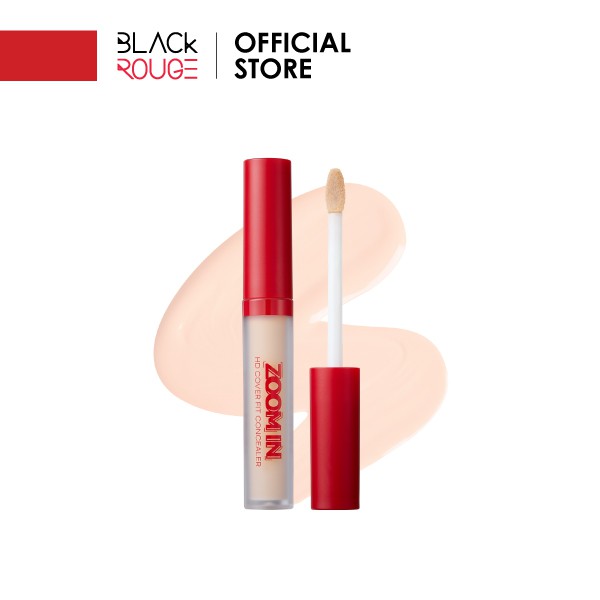 Kem Che Khuyết Điểm Black Rouge Zoom In HD Cover Fit Concealer Lâu Trôi 25.1g