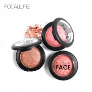 Phấn má hồng FOCALLURE 6 màu sắc tùy chọn trang điểm chống vón cục 7.5g