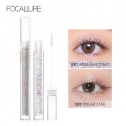 Phấn mắt dạng lỏng Focallure 5 màu nhũ ánh kim tuyến nhanh khô chống nước lâu trôi 1.5g