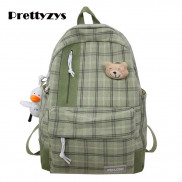  Ba lô học sinh Prettyzys cỡ 15.6inch thời trang phong cách Hàn Quốc cho nữ