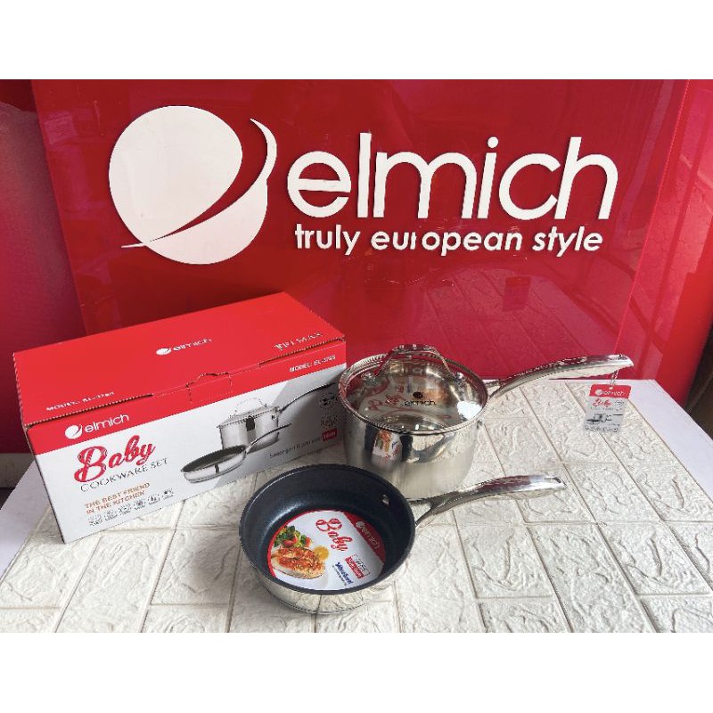 Bộ nồi chảo inox Elmich baby EL 3795 size 16cm