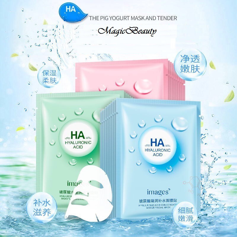 Lẻ 1 miếng mặt nạ HA dưỡng ẩm kiểm soát dầu của Images nội địa Trung