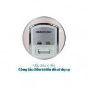  Nồi cơm điện vùng rời 1.2L Sunhouse SHD8105