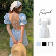 Váy xoè đan dây lưng Forgirl điệu đà phong cách Hàn Quốc