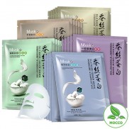 Mặt nạ dưỡng trắng da cấp ẩm thải độc da làm tươi mới mịn da mask nội địa