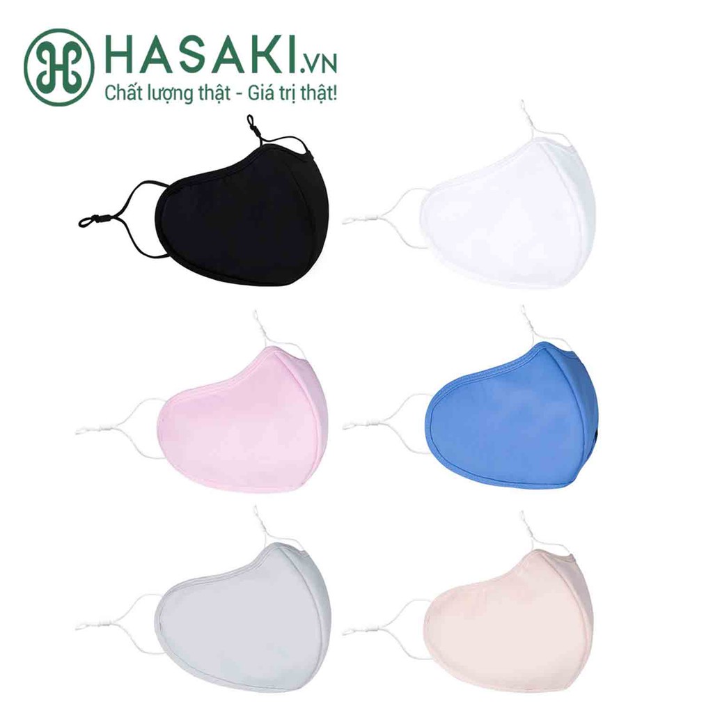 Khẩu Trang Vải Kháng Khuẩn Hasaki 3D Duo Nano Silver 4 Lớp Không Van