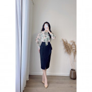 Chân Váy Công Sở Dáng Bút Chì Xẻ Trước Zym's House - CV286