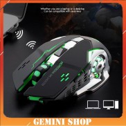 Chuột không dây chuyên game pin sạc Free Wolf X8 Led 7 màu