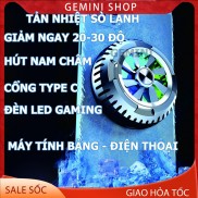 Quạt tản nhiệt gaming nam châm cho điện thoại máy tính bảng X6 tản nhiệt sò lạnh siêu mát GEMINI SHOP