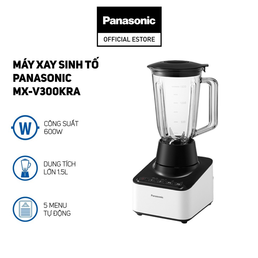 Máy Xay Panasonic MX-V300KRA - Bảo Hành 12 Tháng - Hàng Chính Hãng
